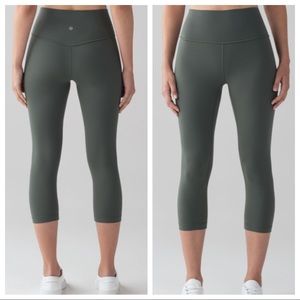Lululemon Align Dark Forest Crop Leggings - 6